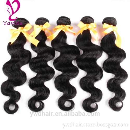 Malaysian virgin hair 3 bundle deals malaysian body wave 7a unprocessed virgin hair double drawn hair extensions